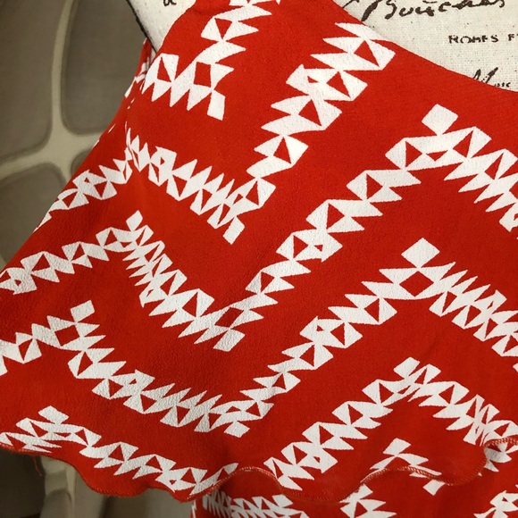 Summer short flowy spaghetti strap dress crepe - Picture 4 of 6